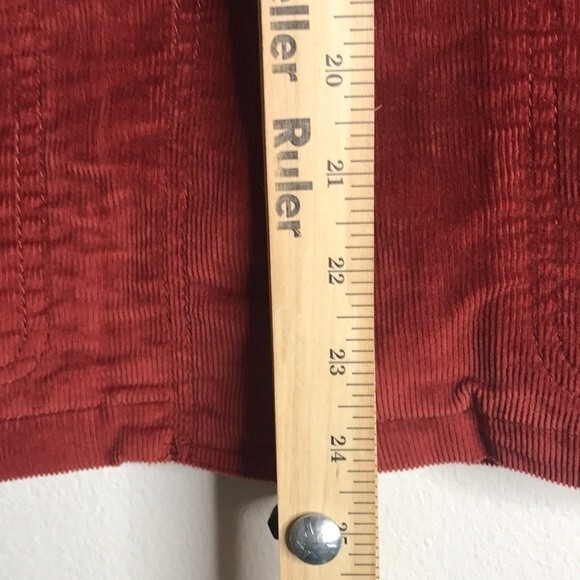 L.L. Bean ladies Corduroy button up fall chore coat Jacket size medium - Picture 8 of 12